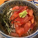 まぐろ丼＠熟成うどんなかや（2020年4月某日）