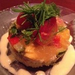 コントワール ミサゴ - 本ズワイガニとマンゴー、夏野菜のガトー仕立て