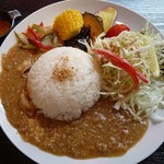 龍 千葉 - 夏野菜の秘伝ライス［大盛］(2012/08/10撮影)