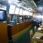 山形屋 - 厨房側店内