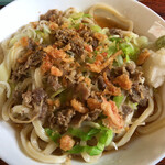 吉田のうどん 焼肉 羅王 - 冷やしたぬき¥500