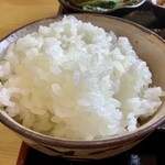 森のハンバーグ工房 ゆみさんち - 【日替りランチ 600円(税込)】七山産の新米こしひかり