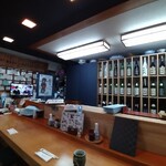 伊達城寿司 - カウンターの眺め