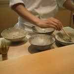 じき 宮ざわ - 店主の点てるお抹茶