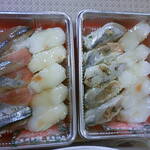 Setozushi - 秋刀魚、烏賊、鰯握り