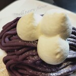 パティスリ・ル・スィエル - むらさきいものモンブラン（アップ）