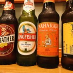 INDIAN RESTAURANT NEW DELHI - インドの瓶ビール。