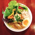 カフェ ド ラモ - 棒棒鶏汁なし麺