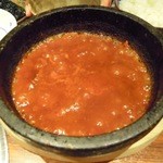 炭火焼肉　韓山 - ランチのタンシチューセット