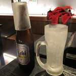 博多もつ鍋まぁる。 - 瓶ビールとチューハイ