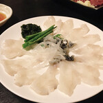 旬膳 しら石 - 料理写真:フグのお刺身