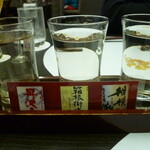 夢路 - ドリンク写真:日本酒飲み比べ