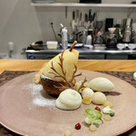 Dessert Une Assiette - Grand desrt:洋梨