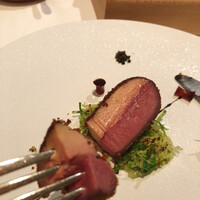 ラ・ベ - フォアグラカナールと仔鳩のテリーヌ＾＾濃厚なん❤️