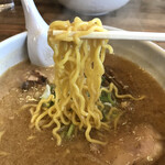 らー麺 ふしみ - 麺はこんな感じ