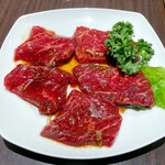 東海苑 - 上ロース1550円。