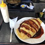 はりまや - オムライス大盛り税込450円