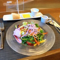ダイニング 流 - サラダ・パン・カリフラワーのスープ
