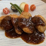 西口キッチン ひつじのはね - 洋風ポークフィレかつ（1,200円）