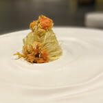 イチリン ハナレ - 黒酢上海蟹カッペリーニ