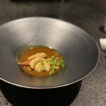 イチリン ハナレ - ホッキ貝とクエの火鍋風