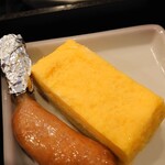 レストラン オーベル - ソーセージと玉子焼き