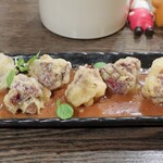 トリワイン ＰＩＫＯＳＨＨＨＵ - 栗のフリット 自家製デミグラス～トリュフの香り～