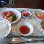 短角亭 - ミノ定食