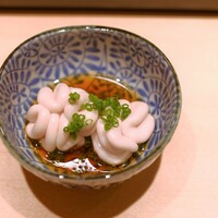 恵比寿 鮨 ふじまさ - 無洗白子　舌にぽわんっ　弾けてなめらか～