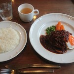 ミスターとフライパン - メキシカンハンバーグステーキ¥1250-