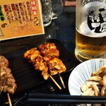 串屋横丁 - タン元（左）しろ（右）