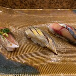 にぎり鮨 一五〇 - アジ　サバ　コハダ