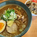 麺屋 凪冴 - 得セット(味噌)(980円)