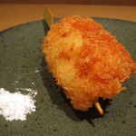 神保町 傳 - ハムカツと鱧カツ2