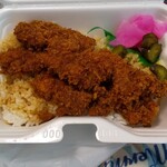 ニコニコ亭 - ソースカツ弁当(２枚丼)￥630