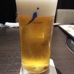 叙々苑 - 生ビール800円