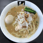 超純水採麺 天国屋 - 2020/12/13限定・豚骨海老味噌らぁめん（大盛無料）（1000円）