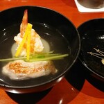 銀座 しのはら - 海老と金目と蕪