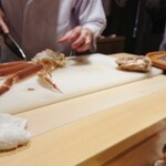 銀座 しのはら - 蟹②