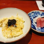 銀座 しのはら - 蟹ご飯