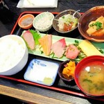 藤浪 - 本日の定食　￥1500
      彩りがいい。美味しいところをちょっとだけ。