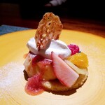 蒼 - プリンアラモード♡　クリームが美味しすぎて止まらなくなった。凄く好き。また次もいただきたいです。