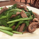 「レバニラ炒め」