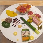 銀座 大石 - 前菜盛り合わせ