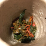 草喰 なかひがし - 唐辛子菜の煮物