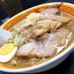 えどもんど - 「ラーメン麺少なめ(豚2枚・半玉子)」ニンニク少し