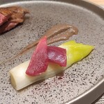 銀座 大石 - ささみと下仁田葱