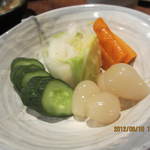 甲子屋 - お新香