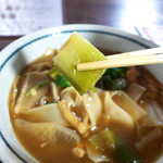 麺屋 忠兵衛 - 深谷ねぎ。特産だけあって、驚くほど甘い！