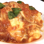 ココス - カミさんのパスタ。トマト濃厚